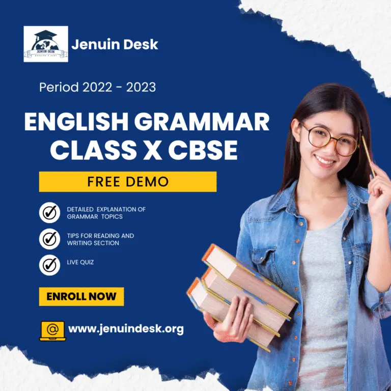 English Grammar Class X DEMO